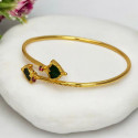 Traditional Gold Plated Open Palakka Bangle Bracelet