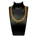 Stunning Gold Plated Premium Fashion Ruby Necklace