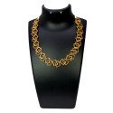 Stylish Gold plated Ruby Stone Necklace