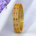 Mesmerizing Premium Fashion Ruby CZ Stone Bangle