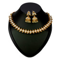 Elegant Fashion Antique Mango Necklace And Jhumka Set