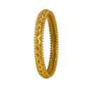 Trendy Gold Plated Spring Design Bangle