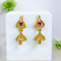 Cute Gold Plated Very Small Kids Stone Jhumka