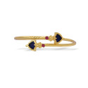 Traditional Gold Plated Open Palakka Bangle Bracelet