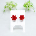 Elegant Fashion Crystal Flower Ear Studs