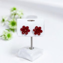 Elegant Fashion Crystal Flower Ear Studs