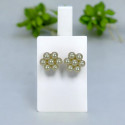 Elegant Fashion Floral Pearl Ear Studs