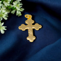 Plain Gold Plated Cross Pendant