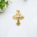 Plain Gold Plated Cross Pendant