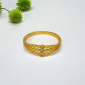 Stunning Gold Plated Stone Finger Ring