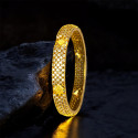 Beautiful Gold Plated Ruby CZ Stone Bangle