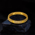 Beautiful Gold Plated Ruby CZ Stone Bangle