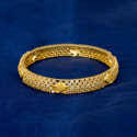 Beautiful Gold Plated Ruby CZ Stone Bangle