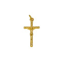 Timeless Unisex Gold Plated Crucifix Cross Pendant