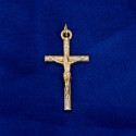 Timeless Unisex Gold Plated Crucifix Cross Pendant