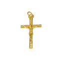 Timeless Unisex Gold Plated Crucifix Cross Pendant