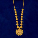 Elegant Designer Matte Gold Plated Long Chain