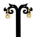 Elegant Small Gold Plated Hoop Earrings For Girls