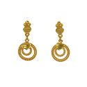 Elegant Small Gold Plated Hoop Earrings For Girls