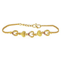 Gorgeous Heart Design Synthetic Stones Ladies Bracelet