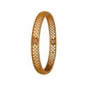 Chettinad Matte Mesh Design Ruby Stone Bangle