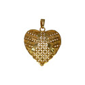 Beautiful Gold Plated Heart Love Design Pendant