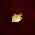 Cute Micro Gold Plated Designer Heart Pendant