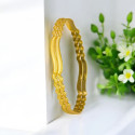 Elegant Gold Plated Designer Wave Bangles