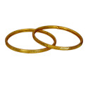 Lightweight Gold Plated Daily Wear Pipe Bangle for Women