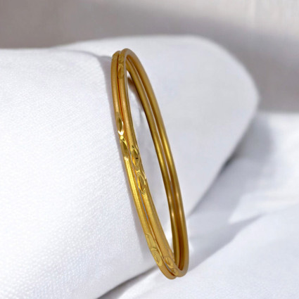 Trendy Gold Plated Designer Nice Bangles