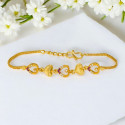 Gorgeous Heart Design Synthetic Stones Ladies Bracelet