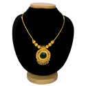 Premium Kerala Traditional Green Enamel Pathakkam Necklace