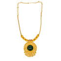 Premium Kerala Traditional Green Enamel Pathakkam Necklace
