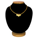 Gold Plated Red Triple Kasu Necklace