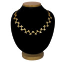 Trendy Gold Plated Stone Necklace