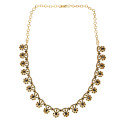 Stunning Gold Plated AD Stone Necklace