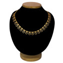 Exquisite Gold Plated Synthetic Stone Necklace
