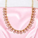 Exquisite Gold Plated Synthetic Stone Necklace
