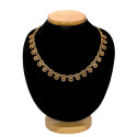 Stunning Gold Plated AD Stone Necklace