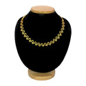 Elegant Gold Plated Designer Stone Necklace for Women