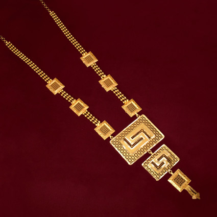 Elegant Designer Gold-Plated Long Chain Haar