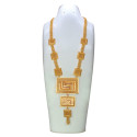 Elegant Designer Gold-Plated Long Chain Haar