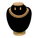 Ethnic Matte Lakshmi Necklace Set