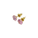 Small Round Stones Fashion Ear Studs