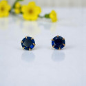 Small Round Stones Fashion Ear Studs