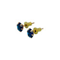 Small Round Stones Fashion Ear Studs