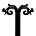 Small Round Stones Fashion Ear Studs