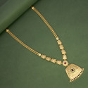 Elegant Classic Design Gold Plated Long Necklace