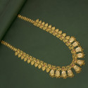 Ethnic Gold Plated Ruby Emerald Dashavatharam Long Chain