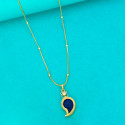 Gold Plated Mango Design Pendant Necklace